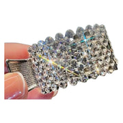 ヘアクリップ テールクリップ ポニーテール レディース 女性 ヘアアクセサリー ポニーリング 髪留め 髪飾り ラインストーン キラキラ まとめ髪 お洒落 可愛い