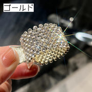 ヘアクリップ テールクリップ ポニーテール レディース 女性 ヘアアクセサリー ポニーリング 髪留め 髪飾り ラインストーン キラキラ まとめ髪 お洒落 可愛い