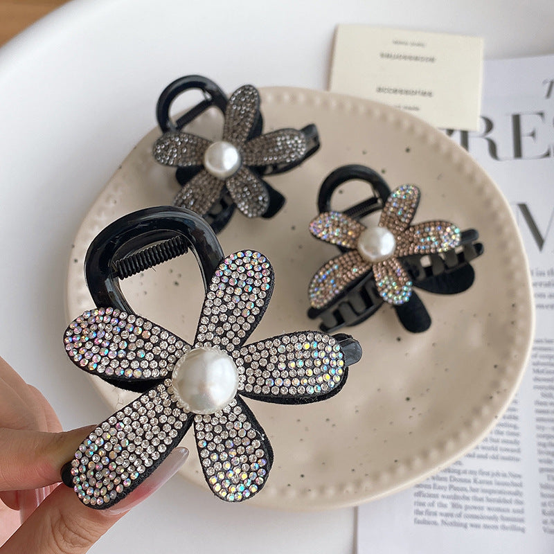 ヘアクリップ バンスクリップ 髪留め レディース ヘアアクセサリー 花 商品画像5