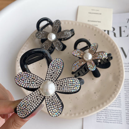 ヘアクリップ バンスクリップ 髪留め レディース ヘアアクセサリー 花 商品画像5