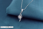 ペンダントトップ ペンダントヘッド ネックレスチャーム レディース アクセサリー ラインストーン 羽根 モチーフ 羽 透かし フェミニン おしゃれ エレガント 上品 ギフト プレゼント 女性用 パープル シルバーカラー 銀色