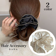 シュシュ レディース ヘアアクセサリー 髪留め 髪飾り まとめ髪 ヘアアレンジ 大きめ ヘアゴム 髪ゴム 女性 婦人 可愛い おしゃれ お出掛け オフィス