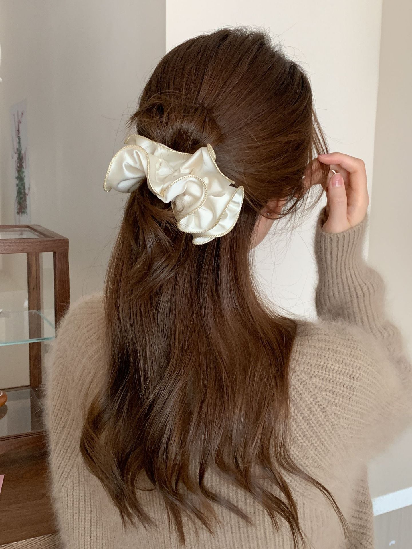 シュシュ レディース ヘアアクセサリー 髪留め 髪飾り まとめ髪 商品画像4