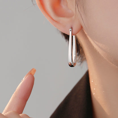 フープピアス 縦型 縦長 レディース アクセサリー ゴールド 商品画像2