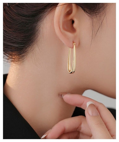 フープピアス 縦型 縦長 レディース アクセサリー ゴールド 商品画像3