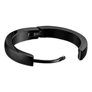フープピアス 耳飾り 単品 片耳用 メンズ レディース 男女兼用 アクセサリー リング 輪っか ワンタッチ キャッチ一体型 ファッション小物 おしゃれ かっこいい かわいい キラキラ シンプル カジュアル お出かけ ギフト プレゼント 贈り物 黒 虹色 金色 ローズゴールド