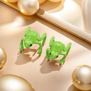 イヤーカフ 片耳用単品 女性 アクセサリー イヤークリップ イヤカフ イヤリング ノンホールピアス カエル 蛙 ユニーク 可愛い