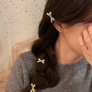 ヘアクリップ ミニサイズ 単品 ヘアアクセサリー レディース 小さめ プチ リボン 髪留め 髪飾り ヘアアレンジ 前髪 大人可愛い お出かけ デイリー おしゃれ かわいい ギフト プレゼント 贈り物 女子 女の子 女性用