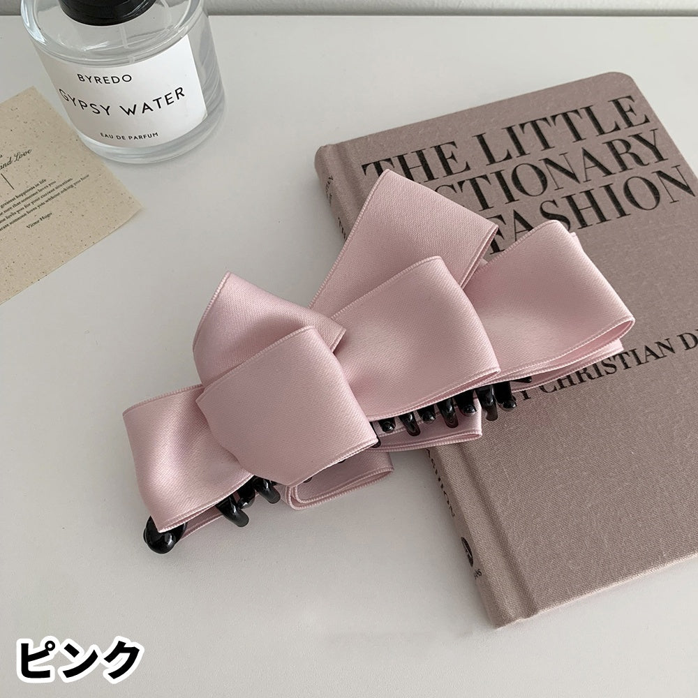 リボンバナナクリップ ヘアクリップ 髪留め レディース 女性 ヘアアクセサリー 商品画像5