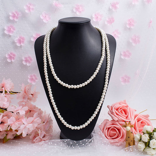 ネックレス レディース アクセサリー フォーマル フェイクパール ロング 商品画像