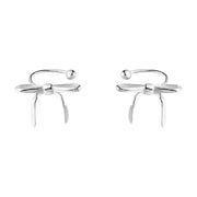 ピアス スタッドピアス イヤークリップ イヤーカフ レディース 女性 アクセサリー リボン 小ぶり 小さめ お洒落 可愛い ファッション小物