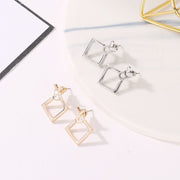 スタッドピアス バックキャッチピアス アクセサリー レディース 女性用  ひし形 三角形 シルバーカラー ゴールドカラー おしゃれ 上品 エレガント デイリー 普段使い オフィス かわいい プレゼント ギフト 誕生日 記念日