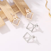 スタッドピアス バックキャッチピアス アクセサリー レディース 女性用  ひし形 三角形 シルバーカラー ゴールドカラー おしゃれ 上品 エレガント デイリー 普段使い オフィス かわいい プレゼント ギフト 誕生日 記念日