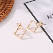 スタッドピアス バックキャッチピアス アクセサリー レディース 女性用  ひし形 三角形 シルバーカラー ゴールドカラー おしゃれ 上品 エレガント デイリー 普段使い オフィス かわいい プレゼント ギフト 誕生日 記念日