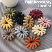 ヘアゴム 髪ゴム 単品 ヘアアクセサリー レディース 女性 ガールズ シンプル 太ゴム ねじり ねじれ 髪留め まとめ髪 髪飾り ヘアアレンジ お出かけ 普段使い デイリー 婦人