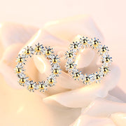 スタッドピアス レディース 耳飾り アクセサリー 女性用 フラワー 花輪 リング サークル おしゃれ かわいい 上品 お出かけ デート カジュアル デイリー フェミニン オフィス 普段使い きれいめ ガーリー ギフト プレゼント 婦人用 ファッション小物