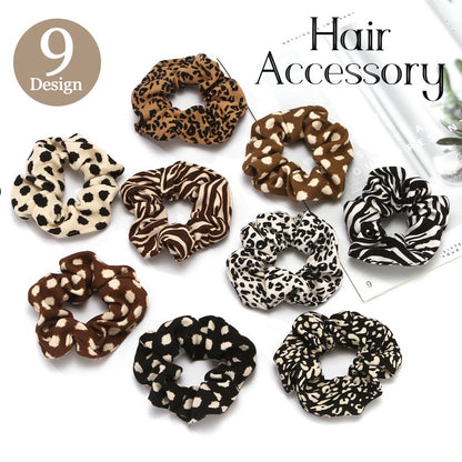 シュシュ レディース ヘアアクセサリー レオパード ヒョウ柄 アニマル柄 商品画像