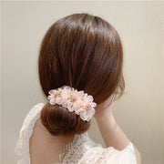 お団子メーカー ヘアワイヤー レディース ヘアアクセサリー フラワー 花 シニヨンヘアー まとめ髪 簡単 おしゃれ かわいい 巻くだけ 便利 髪飾り
