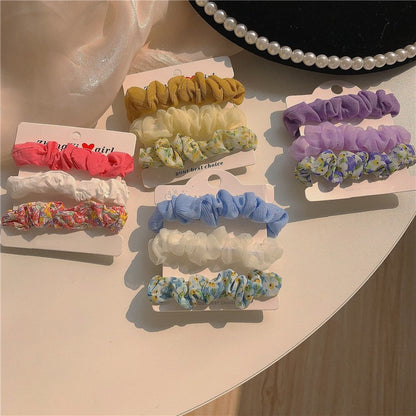 シュシュ 3個セット ヘアゴム 髪留め レディース 女性用 商品画像3