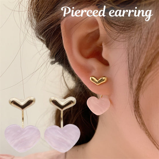 ピアス バックキャッチピアス アクセサリー レディース ゴールドカラー ピンク 商品画像