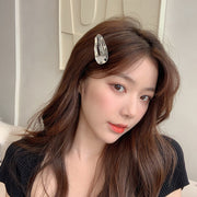 ヘアクリップ 髪留め レディース 女性用 ヘアアクセサリー ヘアピン スクエア ドロップ 雫 ウェーブ ヘアアレンジ シルバーカラー おしゃれ かわいい 普段使い デイリー お出かけ
