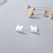 スタッドピアス レディース アクセサリー キャッチピアス 耳飾り ネコ 猫 かわいい 小ぶり プレゼント ギフト 贈り物 女性用