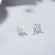 スタッドピアス レディース アクセサリー キャッチピアス 耳飾り ネコ 猫 かわいい 小ぶり プレゼント ギフト 贈り物 女性用