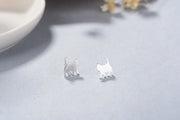 スタッドピアス レディース アクセサリー キャッチピアス 耳飾り ネコ 猫 かわいい 小ぶり プレゼント ギフト 贈り物 女性用