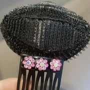 盛り髪ベース 盛り髪クッション ボリュームヘア ポンパドールクリップ ヘアコーム ヘアクリップ 固定スポンジ レディース 女性 ヘアアレンジ ラインストーン フラワー ヘアピン ヘアスポンジ 盛りヘア ふんわり ヘアアクセサリー 便利