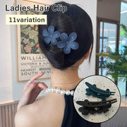 ヘアクリップ レディース 女性 ヘアアクセサリー 髪飾り フラワー お花 大きめ かわいい おしゃれ 大人女子 上品 まとめ髪