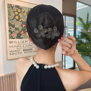 ヘアクリップ レディース 女性 ヘアアクセサリー 髪飾り フラワー お花 大きめ かわいい おしゃれ 大人女子 上品 まとめ髪