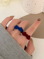 オープンリング 5個セット レディース アクセサリー 指輪 普段使い デイリー お出かけ プレゼント ギフト シンプル かわいい リボン