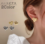ピアス スタッドピアス レディース 女性 アクセサリー 耳飾り ハート シンプル ガーリー キュート おしゃれ かわいい お出かけ ギフト プレゼント 贈り物