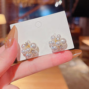 スタッドピアス アクセサリー レディース 女性用 ファッション小物 フェイクパール ラインストーン おしゃれ かわいい エレガント 上品 プレゼント ギフト 誕生日 記念日 デイリー お出かけ 結婚式 パーティー お祝い事 お呼ばれ用