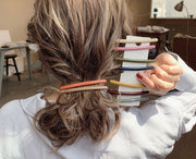 バレッタ ロング スティック レディース 髪留め 髪飾り ヘアアクセサリー まとめ髪 ヘアアレンジ シンプル スリム 女性用 婦人用 おしゃれ ロングヘア セミロング お出かけシーン