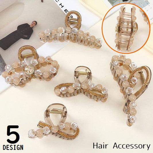 バンスクリップ ヘアクリップ 女性用 ヘアアクセサリー 髪留め 髪飾り 商品画像