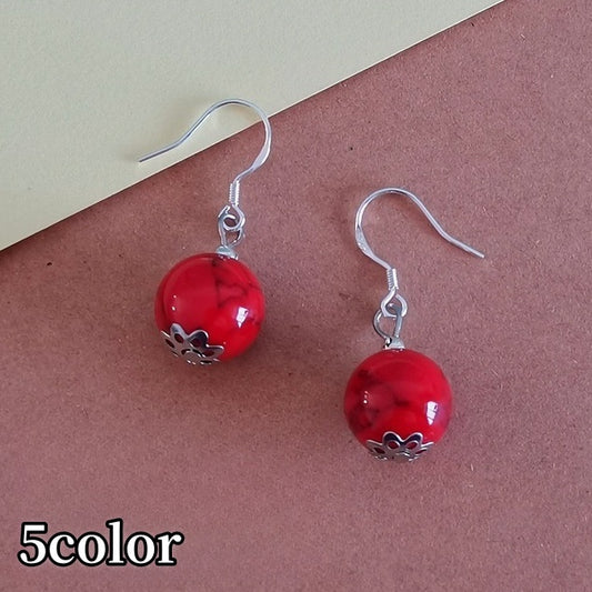 ピアス フックピアス レディース 女性 アクセサリー ターコイズ 商品画像