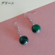 ピアス フックピアス レディース 女性 アクセサリー ターコイズ 天然石風 シンプル お洒落 おしゃれ かわいい 普段使い デイリー お出かけ 耳飾り ギフト プレゼント 婦人用