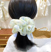 シュシュ ヘアゴム ヘアアクセサリー レディース 髪飾り まとめ髪 髪留め ふんわり 大きめ マーブル柄 ボリューム おしゃれ かわいい ヘアアレンジ 華やか 大人上品 フェミニン オフィス お出かけ デート 女性用 パステルカラー