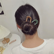 Uコーム かんざし 簪 レディース 女性 ヘアアクセサリー ファッション雑貨 無地 シンプル フェミニン ガーリー 可愛い キュート シック おしゃれ