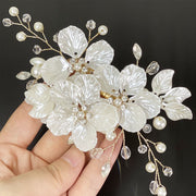 ヘアクリップ くちばしクリップ 女性 ヘアアクセサリー 髪飾り 髪留め ヘッドドレス 花冠 フラワー 花嫁 結婚式 ウェディング