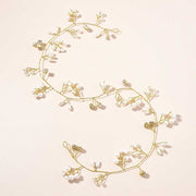 ヘッドドレス ヘアアクセサリー ブライダル 髪飾り ウェディング レディース ヘッドアクセサリー 小枝アクセサリー ナチュラル リーフ フラワー おしゃれ 華やか フェミニン エレガント 大人可愛い 結婚式 二次会 発表会 卒業式 演奏会 和装