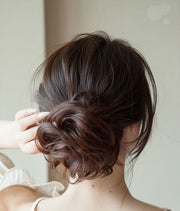 部分ウィッグ ポイントウィッグ ウェーブ 巻髪 カール ヘアスタイル ヘアアレンジ ボリュームアップ つけ髪 つけ毛 ヘアアクセサリー シンプル おしゃれ お出かけ イベント