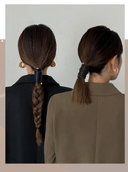 ワイヤーポニー レディース ぐるぐる 巻き付け ヘアアクセサリー レザー調 ヘアワイヤー アレンジワイヤー 紐 髪飾り 髪留め まとめ髪 ヘアアレンジ