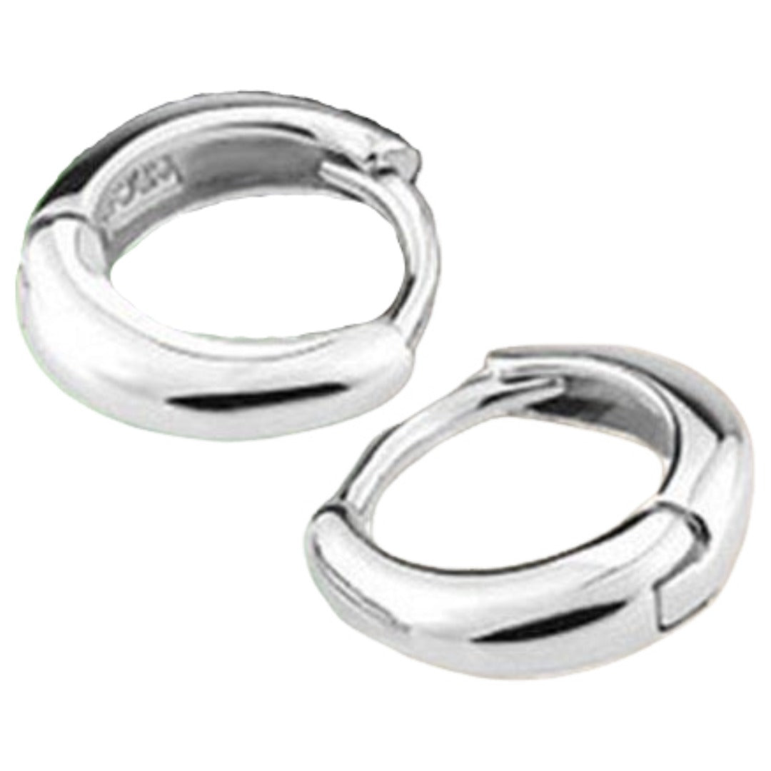 フープピアス レディース アクセサリー 中折れタイプ シルバーカラー ハート 018 バリエーション画像