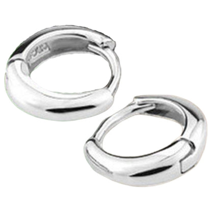 フープピアス レディース アクセサリー 中折れタイプ シルバーカラー ハート 018 バリエーション画像
