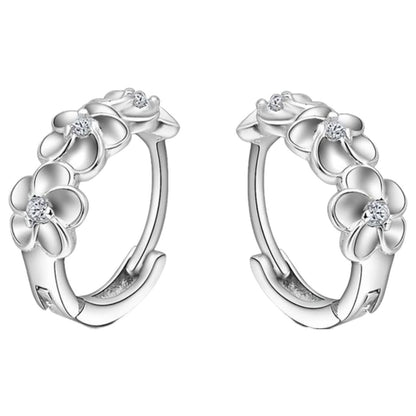 フープピアス レディース アクセサリー 中折れタイプ シルバーカラー ハート 034 バリエーション画像