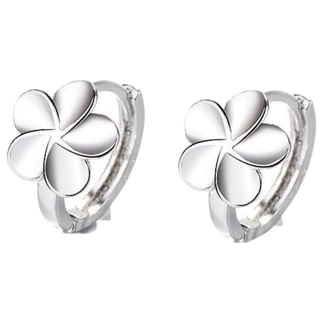 フープピアス レディース アクセサリー 中折れタイプ シルバーカラー ハート 082 バリエーション画像