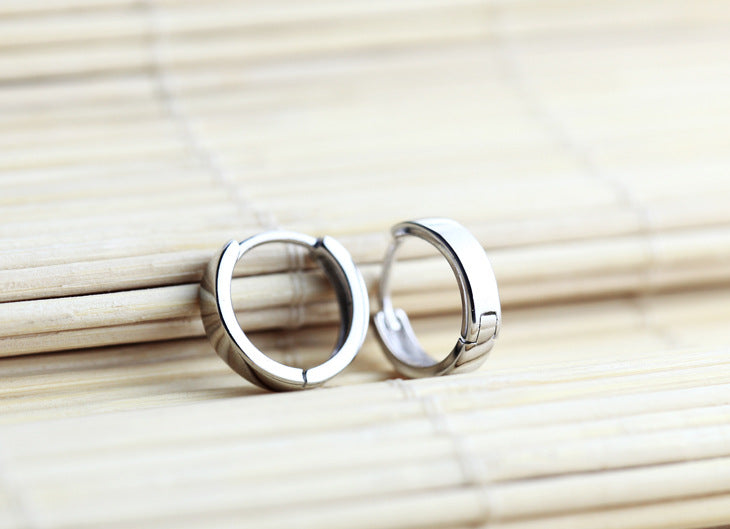 フープピアス レディース アクセサリー 中折れタイプ シルバーカラー ハート 商品画像2