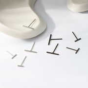 ピアス 両耳用 スタッドピアス アクセサリー レディース 女性 メンズ 男性 T字 シンプル おしゃれ かわいい カジュアル ファッション雑貨 ギフト プレゼント 贈り物